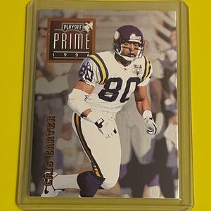 Cris Carter #009 1996 Playoff Prime Football Trading Card